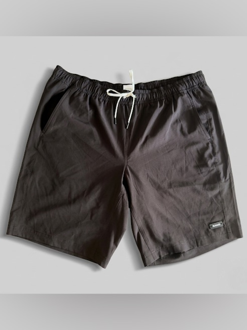 Duluth Alaskan Hardgear Shorts Mens XL Black LOST LAKE Lined Swim Shorts